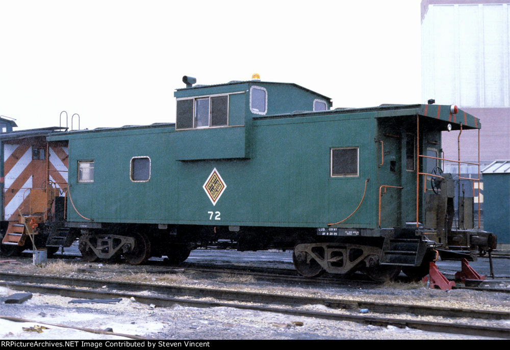 Chicago & Illinois Midland caboose CIM #72